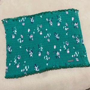 Hollister juniors green tube top small